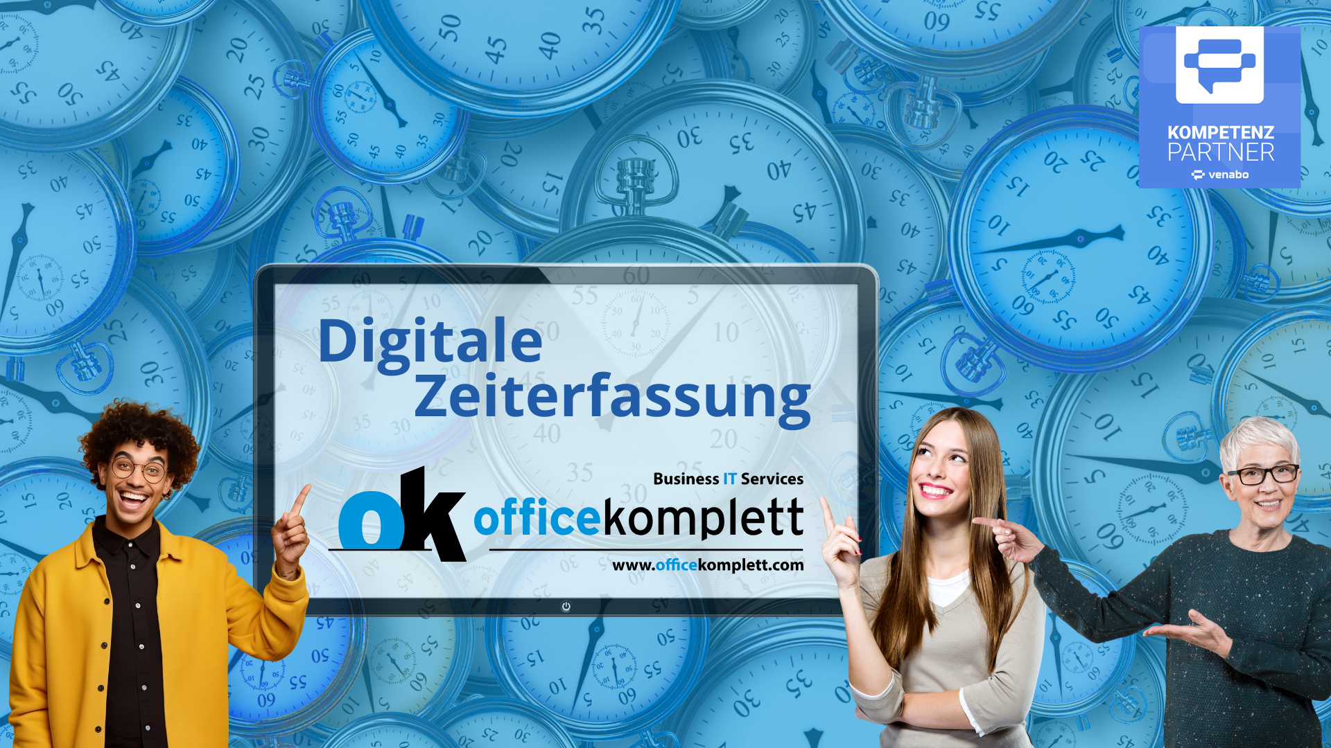 Digitale Zeiterfassung mit Office Komplett