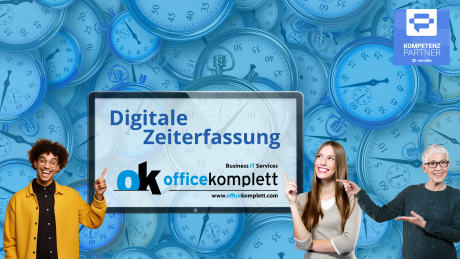 Digitale Zeiterfassung mit Office Komplett