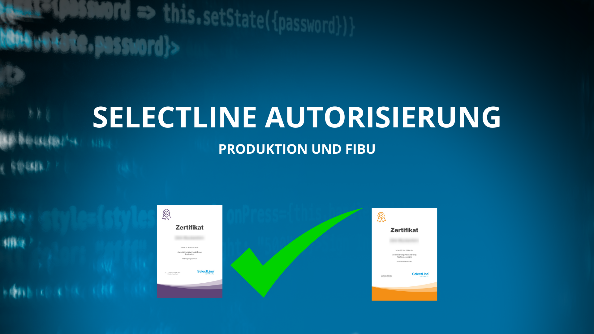 Autorisierung SelectLine Produktion und Rechnungswesen